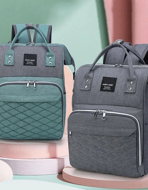 Load image into Gallery viewer, Mommy Diaper Bags Baby Stroller Hanging Bag Mother Large Capacity Nappy Backpacks with Changing Mat Convenient Baby Nursing Bags
