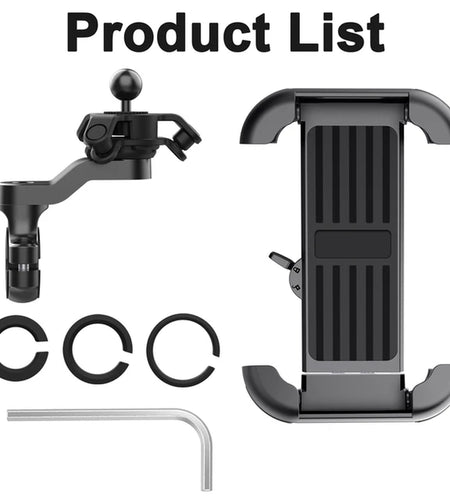 Bicycle Phone Holder Stand for Iphone Xiaomi Samsung Motorcycle Mobile Cellphone Holder Bike Scooter Handlebar Clip Mount