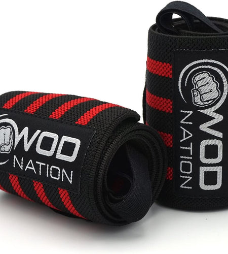 Wrist Wraps Weightlifting for Men & Women - Weight Lifting Wrist Wrap Set of 2 Forcrossfit and Cross Training (12" or 18") + Includes Carrying Bag