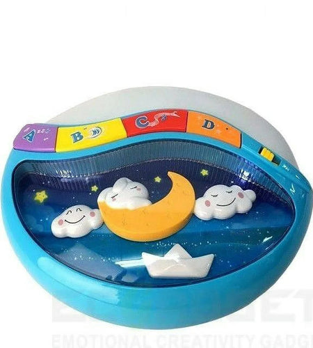 Magic Sleep through the Night Soother Baby Crib Clip in Night Lamp with Multiple Melodies to Put Your Baby to Sleep, in Blue