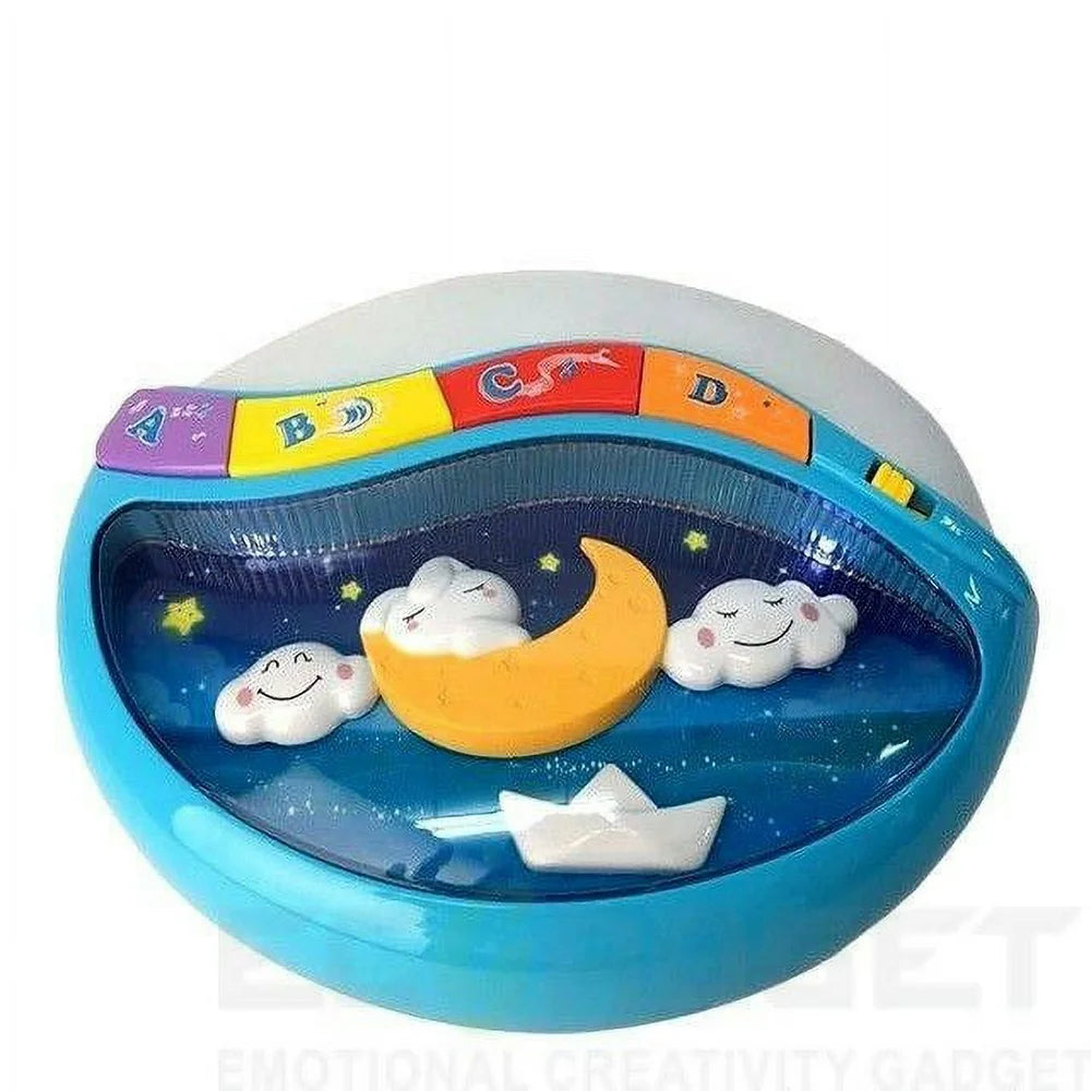 Magic Sleep through the Night Soother Baby Crib Clip in Night Lamp with Multiple Melodies to Put Your Baby to Sleep, in Blue