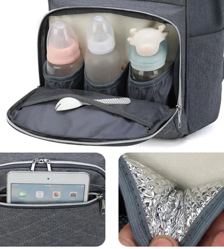 Mommy Diaper Bags Baby Stroller Hanging Bag Mother Large Capacity Nappy Backpacks with Changing Mat Convenient Baby Nursing Bags