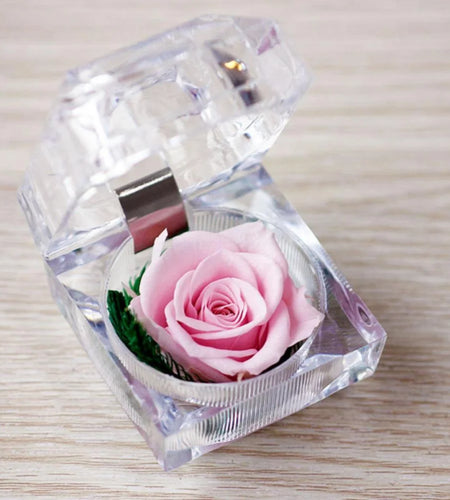 Valentines Day Gifts Preserved Pink Rose Gifts for Mom Wife Girlfriend Her on Anniversary Valentines Day Mothers Day Birthday Gifts