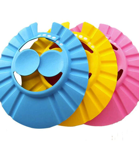 Safe Shampoo Shower Bathing Bath Protect Soft Cap Hat for Baby Wash Hair Shield Bebes Children Bathing Shower Cap Hat Kids