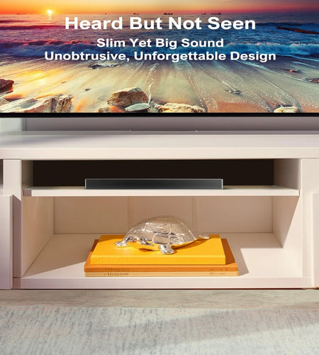 Sound Bar for Smart TV with Subwoofer, 160W 2.1Ch PC Soundbar for Game, Bass Boost, Bluetooth 5.3 Surround Sound Home Audio Speaker Work with HDMI ARC, Ultra-Slim Nova S40