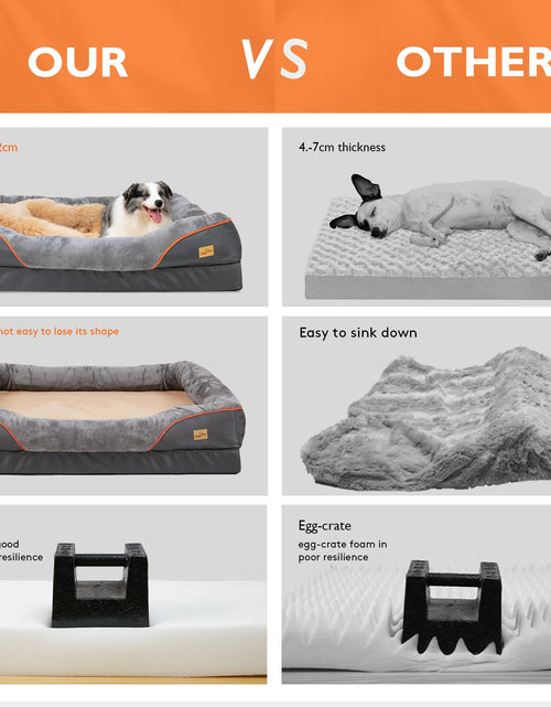 Load image into Gallery viewer, Waterproof Extra Large Orthopedic Dog Bed Sponge Foam Dog Bedding Lounge Sofa Bed
