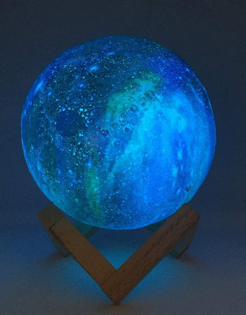 Load image into Gallery viewer, T20 3D Printing Moon Lamp Galaxy Moon Light Kids Night Light 16 Color Change Touch and Remote Control Galaxy Light as Gifts
