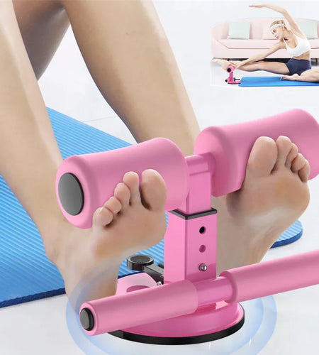 Gym Equipment Exercised Abdomen Arms Stomach Thighs Legsthin Fitness Suction Cup Type Sit up Bar Self-Suction Abs Machine