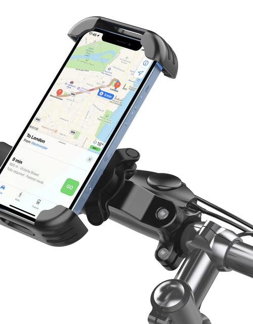 Load image into Gallery viewer, Bicycle Phone Holder Stand for Iphone Xiaomi Samsung Motorcycle Mobile Cellphone Holder Bike Scooter Handlebar Clip Mount
