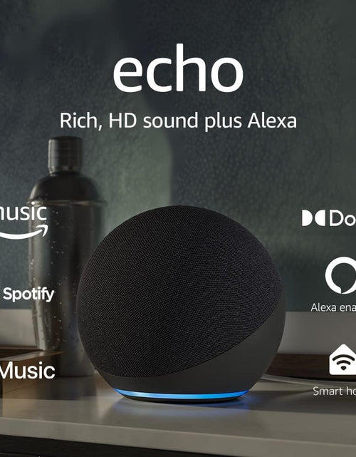 Load image into Gallery viewer, Echo (4Th Gen) | with Premium Sound, Smart Home Hub, and Alexa | Charcoal
