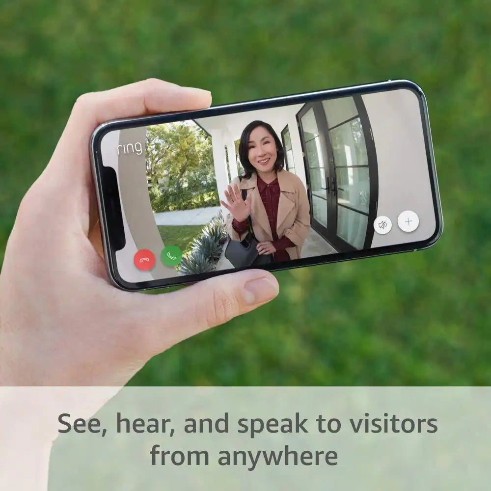 Video Doorbell 3 - Smart Wireless Doorbell Camera with Dual-Band Wifi, Quick Release Battery, 2-Way Talk, Night Vision