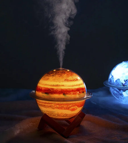 Galaxy Humidifier with Colorful Lights Air Humidifier USB Humidifier Large Spray Atmosphere Night Light for Home Office Bedroom