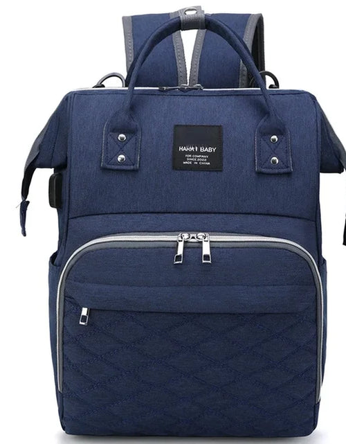 Load image into Gallery viewer, Mommy Diaper Bags Baby Stroller Hanging Bag Mother Large Capacity Nappy Backpacks with Changing Mat Convenient Baby Nursing Bags
