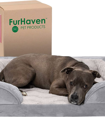 Orthopedic, Cooling Gel, and Memory Foam Pet Beds for Small, Medium, and Large Dogs and Cats - Luxe Perfect Comfort Sofa Dog Bed, Performance Linen Sofa Dog Bed, and More