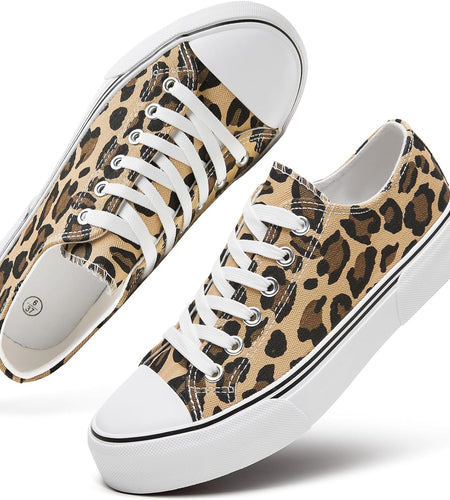 Women'S Canvas Shoes Low Cut Canvas Sneaker Casual Walking Shoes