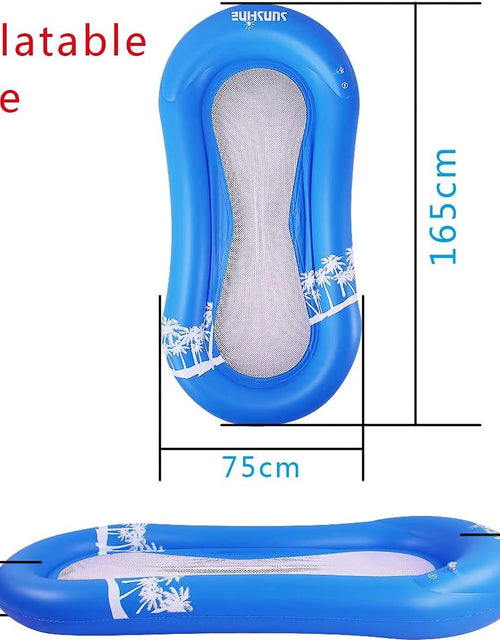 Load image into Gallery viewer, Pool Lounger Float for Adult, Float Hammock,Inflatable Rafts Swimming Pool Air Sofa Floating Chair Bed,Lying on It Your Whole Body Is Submerged in Water,Great for Chilling in the Pool
