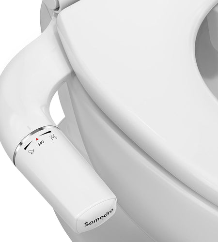 Ultra-Slim Bidet Attachment for Toilet - Self Cleaning Nozzle Hygienic Bidets for Existing Toilets - Adjustable Water Pressure Fresh Water Sprayer Toilet Bidet - Easy to Install