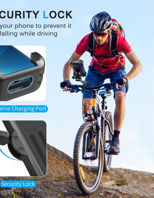 Load image into Gallery viewer, Bicycle Phone Holder Stand for Iphone Xiaomi Samsung Motorcycle Mobile Cellphone Holder Bike Scooter Handlebar Clip Mount
