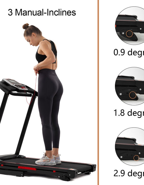 Load image into Gallery viewer, Folding Treadmill for Home Electric 3.5 HP Foldable Running Machine W/Incline
