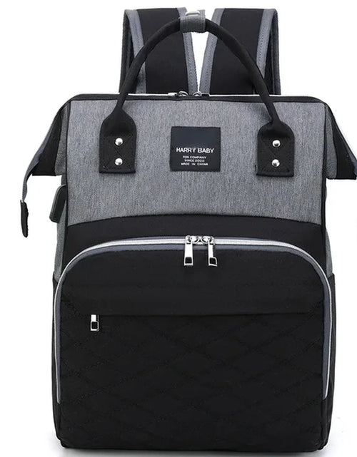 Load image into Gallery viewer, Mommy Diaper Bags Baby Stroller Hanging Bag Mother Large Capacity Nappy Backpacks with Changing Mat Convenient Baby Nursing Bags
