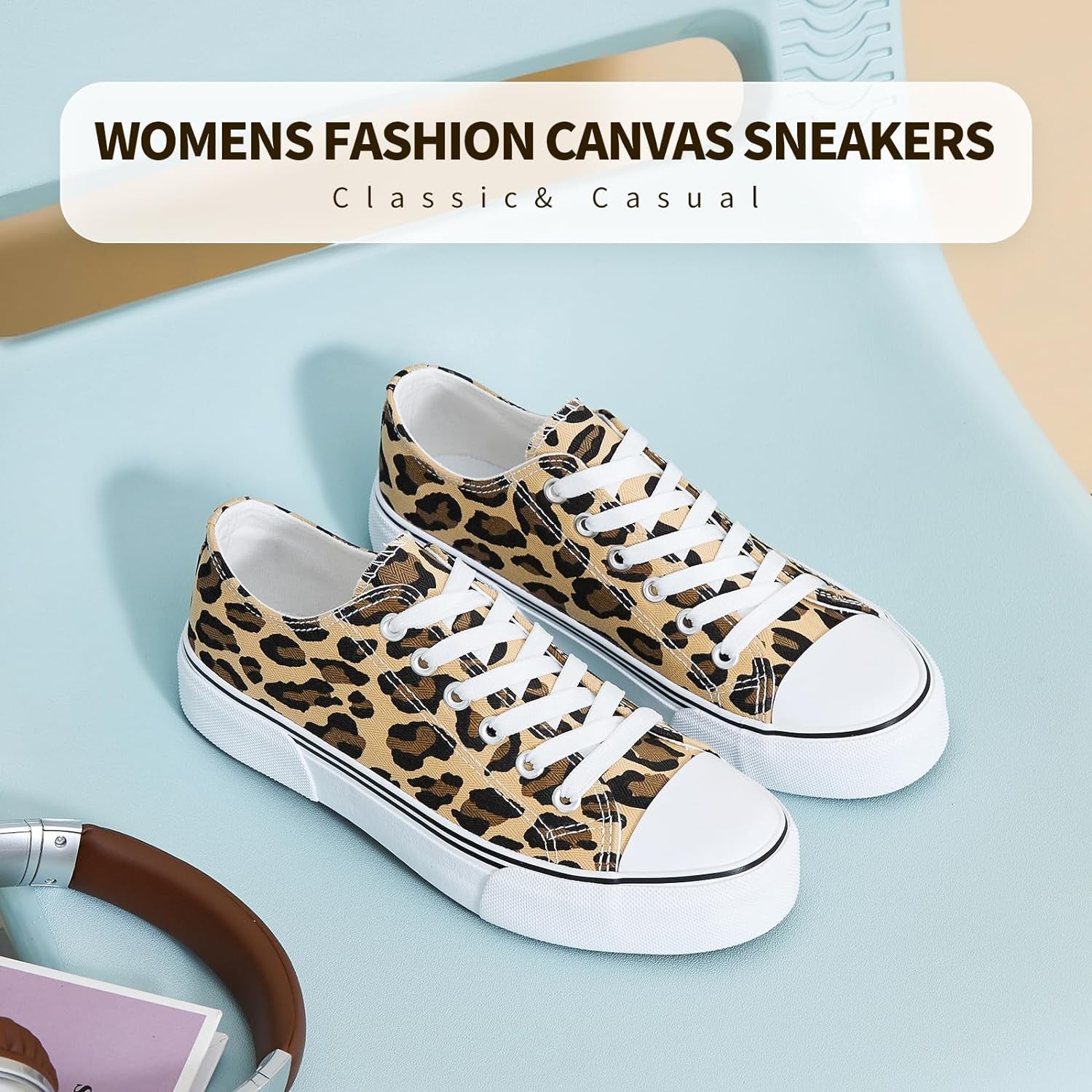 Women'S Canvas Shoes Low Cut Canvas Sneaker Casual Walking Shoes