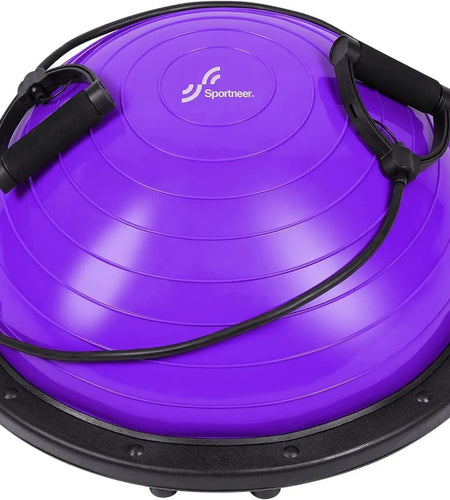 Sportneer Half Balance Ball Balance Board with Resistance Bands Balance Trainer