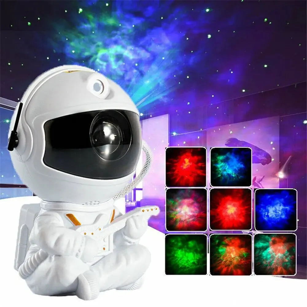 2024 Galaxy Star Projector Starry Sky Night Light Astronaut Lamp Home Room Decor Decoration Bedroom Decorative Luminaires Gift