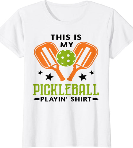 Funny Pickleball Playin' Graphic Women Men Pickleball Player T-Shirt