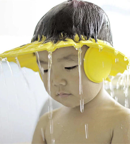 Safe Shampoo Shower Bathing Bath Protect Soft Cap Hat for Baby Wash Hair Shield Bebes Children Bathing Shower Cap Hat Kids