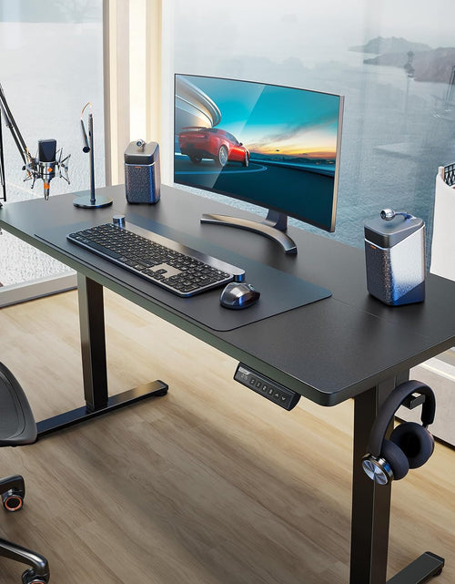 Load image into Gallery viewer, Height Adjustable Electric Standing Desk, 48 X 24 Inches Sit Stand up Desk, Memory Computer Home Office Desk (Black)
