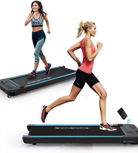 Treadmills for Home, CITYSPORTS Walking Pad Treadmill with Audio Speakers, Slim & Portable