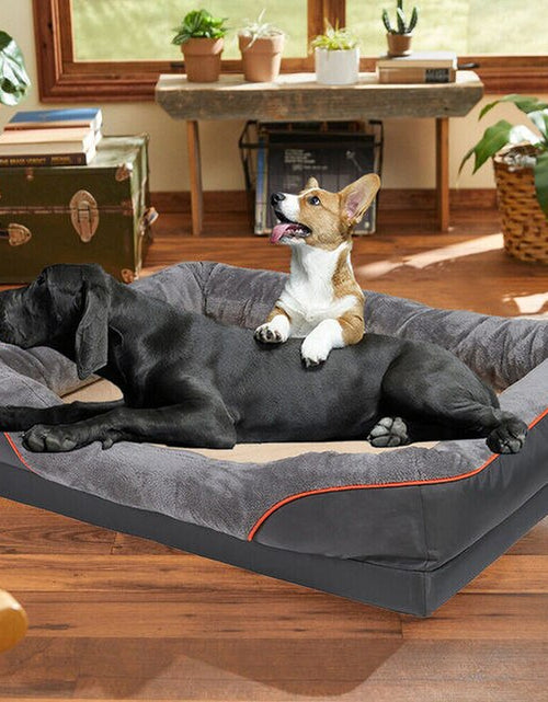 Load image into Gallery viewer, Waterproof Extra Large Orthopedic Dog Bed Sponge Foam Dog Bedding Lounge Sofa Bed
