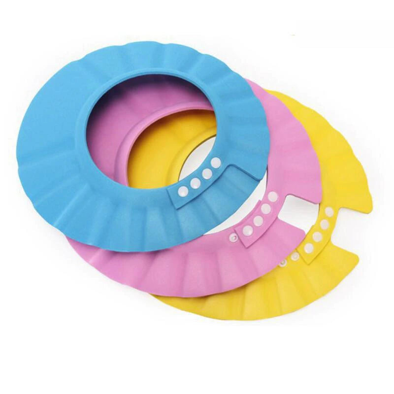 Safe Shampoo Shower Bathing Bath Protect Soft Cap Hat for Baby Wash Hair Shield Bebes Children Bathing Shower Cap Hat Kids