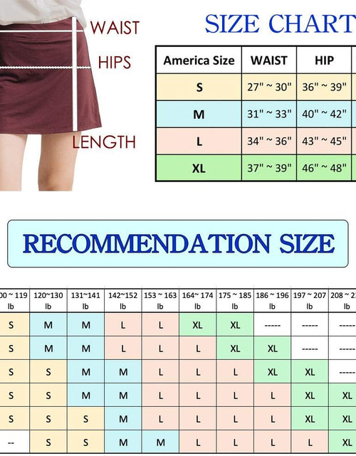 Load image into Gallery viewer, Skort for Women Lightweight Activewear Skirt for Running Tennis Golf Workout Pickleball Walking Casual
